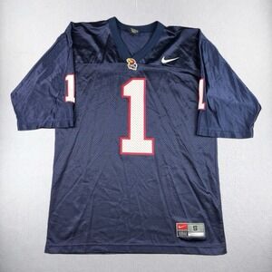 Vintage Nike Kansas Jayhawks Jersey Mens Small Blue Mesh Football Team NCAA Y2K